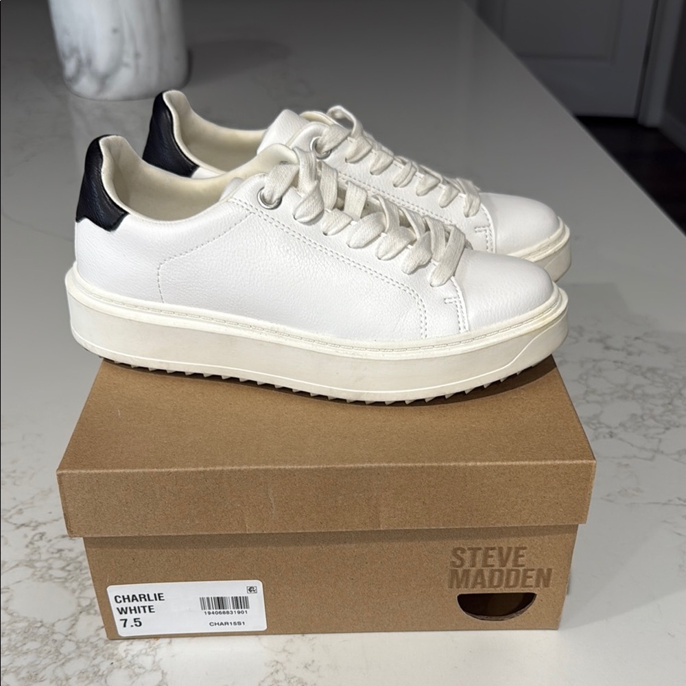 Steve Madden Charlie White Sneakers